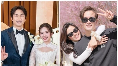 Vợ chồng Anh Đào khoe quà đặc biệt trong đám cưới Ngọc Huyền - Đình Tú 