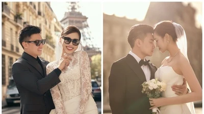 Đỗ Thị Hà nhắc đến chồng doanh nhân khi khoe ảnh cưới tại châu Âu