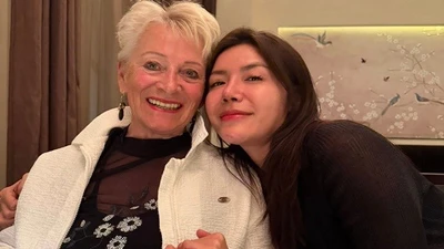 Người mẫu Minh Tú đoàn tụ bố mẹ chồng ngoại quốc ở Việt Nam