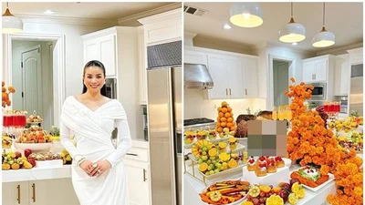 Hoa hậu Phạm Hương khoe cuộc sống bình yên ở trời Tây