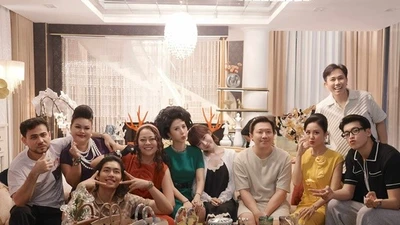 Dàn diễn viên “Thỏ ơi” quậy tưng bừng sau ống kính