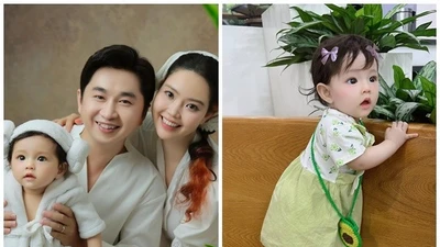 Con gái Bảo Anh - Bằng Cường xinh như búp bê