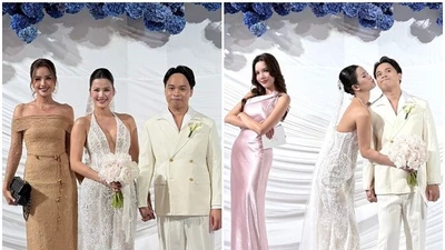 Sao Việt chúc mừng Á hậu Hương Ly lên xe hoa