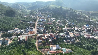 Một góc của xã Phú Sơn Lâm Hà, tỉnh Lâm Đồng.