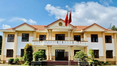 Trụ sở UBND xã Đạ Huoai 2, tỉnh Lâm Đồng.