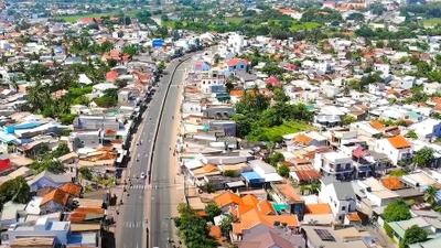 Một góc của xã Hàm Thuận Bắc, tỉnh Lâm Đồng.