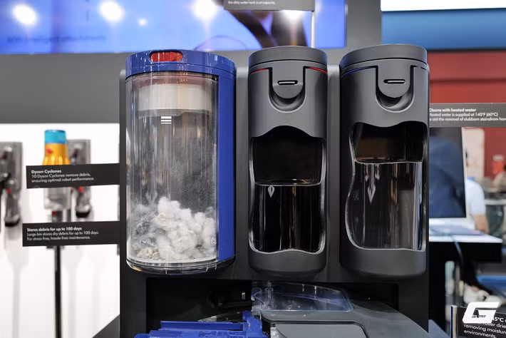 Thông qua ứng dụng MyDyson, người dùng có thể điều khiển robot, thiết lập chế độ làm sạch theo điểm và theo dõi bản đồ dọn dẹp chi tiết sau mỗi lần vận hành.(Ảnh: Genk)