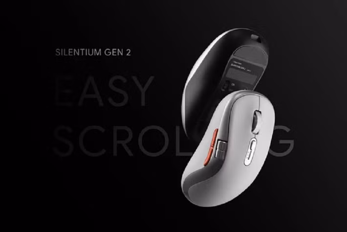 Đúng dịp Tết Dương lịch 2026, HyperWork đã giới thiệu Silentium Gen 2, mẫu chuột không dây thế hệ mới thuộc dòng Silentium bán chạy.