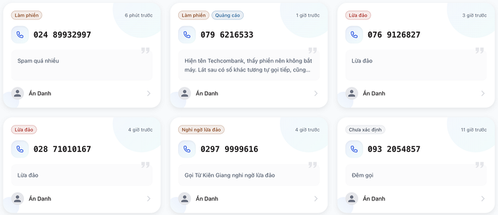Ngoài ra, có thể tra cứu số lạ qua dịch vụ trực tuyến như Whitepages.
