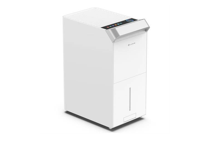 4. LUMIAS LMD-50L có công suất hút ẩm 50 lít/ngày, bình chứa 6,2 lít và công suất điện 750 W. Mức ồn 56 dB khiến máy phù hợp phòng khách hoặc phòng ăn.