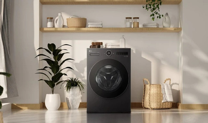 Kết hợp cùng ứng dụng LG ThinQ, người dùng có thể theo dõi điện năng, đặt mục tiêu tiết kiệm và biến giặt giũ thành thói quen sống xanh mỗi ngày.