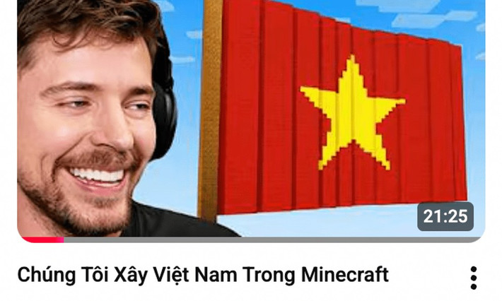 Video mới trên kênh game của MrBeast đã thu hút sự chú ý khi tổ chức cuộc thi xây dựng quốc gia trong thế giới Minecraft với sự góp mặt của nhiều đội mạnh.