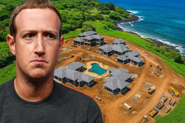 Mark Zuckerberg được cho là xây khu phức hợp khổng lồ ở Hawaii với hầm trú ẩn ngầm, dù anh phủ nhận đây là “boongke ngày tận thế