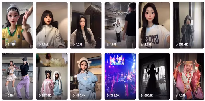 Từ khi nổi tiếng với loạt video vũ đạo cuốn hút, Quỳnh Bei luôn giữ vững phong độ với phong cách bí ẩn “giấu mặt”.