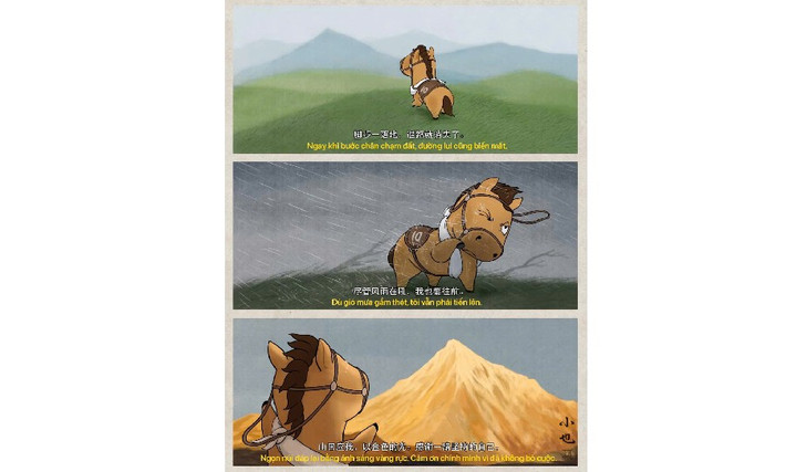 Khoảnh khắc vừa chạy vừa khóc khiến giới trẻ đồng cảm và thả tim liên tục.