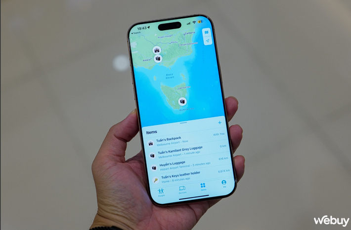 Hệ sinh thái Find My tiếp tục là “vũ khí” mạnh nhất khi tận dụng hàng trăm triệu thiết bị Apple để định vị đồ thất lạc.