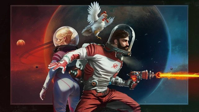 4. Breathedge 2 đưa người chơi du hành không gian, đáp xuống hành tinh với hệ sinh thái riêng biệt.