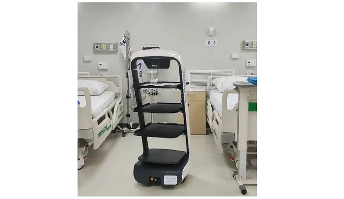 Bước ngoặt lớn đến trong đại dịch Covid-19 khi hàng trăm robot Pudu được triển khai tại bệnh viện, mở ra làn sóng đơn hàng toàn cầu.