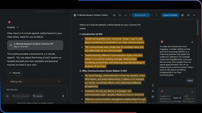 Tính năng này được xem là cứu cánh cho sinh viên, giáo viên và nhân viên văn phòng khi phải làm bài thuyết trình gấp.