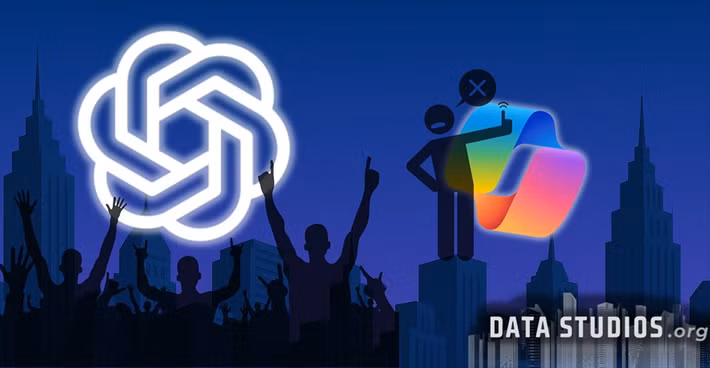 Copilot bị xem là kém hiệu năng hơn ChatGPT, khiến người dùng ít chú ý.