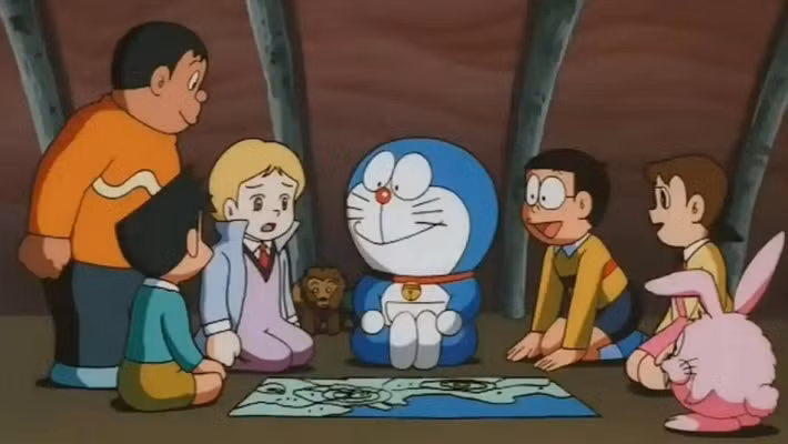 Trong truyện, hòn đảo Bliki được vận hành hoàn toàn bởi những robot thiếc thông minh.