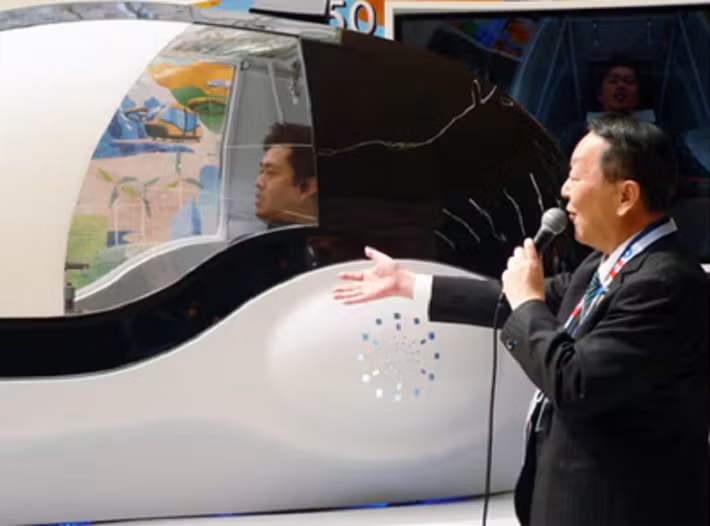 Khoang dài 2,5m, rộng 1m, cao 2,6m, tích hợp AI để cá nhân hóa trải nghiệm.