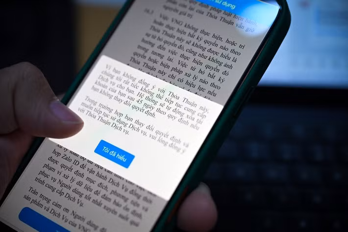 Ứng dụng cho biết cần một số dữ liệu như thông tin định danh để đảm bảo vận hành ổn định, bảo mật tài khoản và phòng chống lừa đảo.