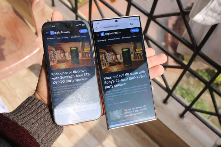 Tính năng này giúp màn hình hiển thị rõ ràng ngay cả dưới ánh sáng mặt trời gắt.(Ảnh: markettimes)