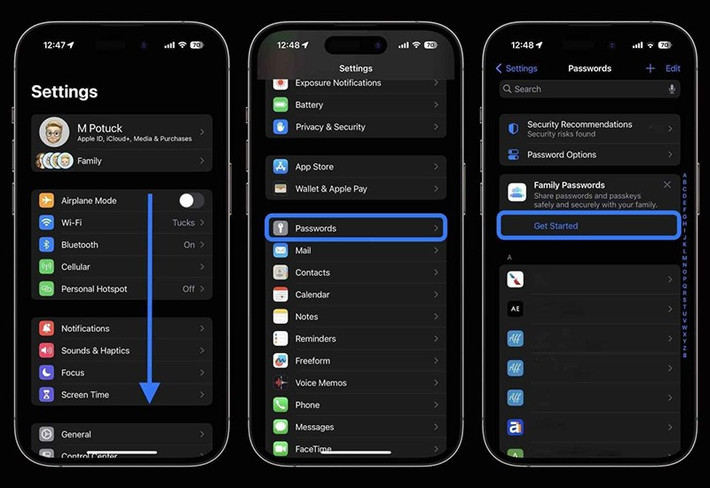 Tính năng chia sẻ mật khẩu an toàn giúp bạn gửi thông tin mà không lộ pass.