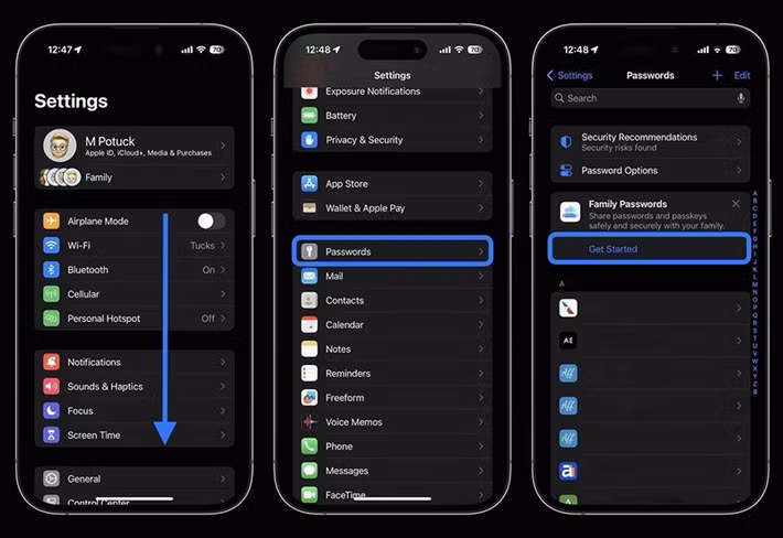 Tính năng chia sẻ mật khẩu an toàn giúp bạn gửi thông tin mà không lộ pass.