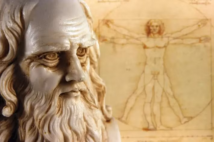 Đại danh họa người Ý Leonardo da Vinci (1452 – 1519) đã được thế giới công nhận là một thiên tài toàn năng trên nhiều lĩnh vực như kiến trúc, điêu khắc, y học, tự nhiên, nghiên cứu khoa học, hội họa… (Ảnh: American Academy of Arts and Sciences)