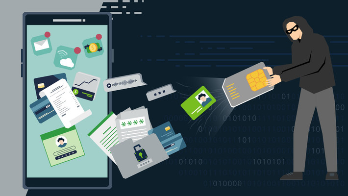 Theo Proofpoint, SIM swapping là hình thức tấn công mạng cho phép kẻ gian chiếm quyền kiểm soát số điện thoại của người dùng bằng cách giả mạo chủ thuê bao để xin cấp SIM mới.