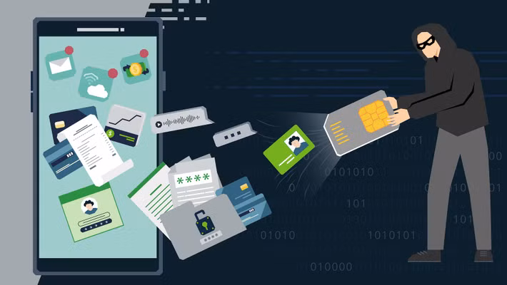 Theo Proofpoint, SIM swapping là hình thức tấn công mạng cho phép kẻ gian chiếm quyền kiểm soát số điện thoại của người dùng bằng cách giả mạo chủ thuê bao để xin cấp SIM mới.