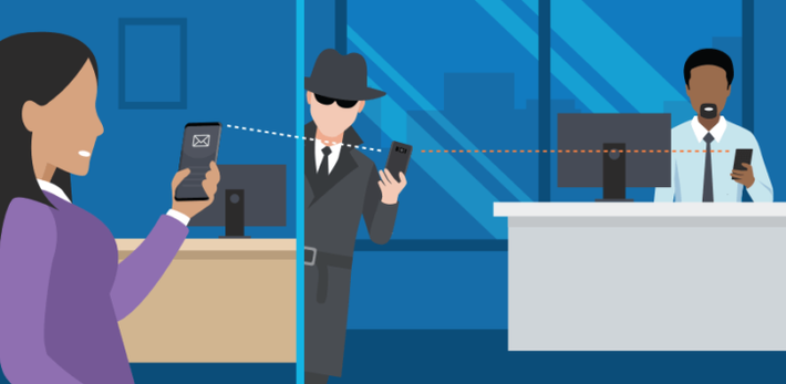 Khi thiết bị lạ kết nối, tin tặc có thể tấn công kiểu “Man-in-the-Middle”.