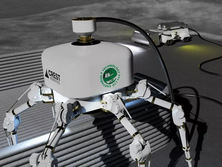 Với thiết kế sáu chân linh hoạt như nhện, Charlotte có thể di chuyển trên địa hình gồ ghề và thích ứng tốt với môi trường khắc nghiệt như sa mạc hay bề mặt Mặt Trăng.