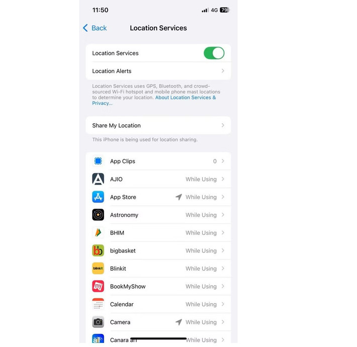 Siết chặt quyền truy cập GPS ngăn ứng dụng chạy ngầm và tiết kiệm pin đáng kể.