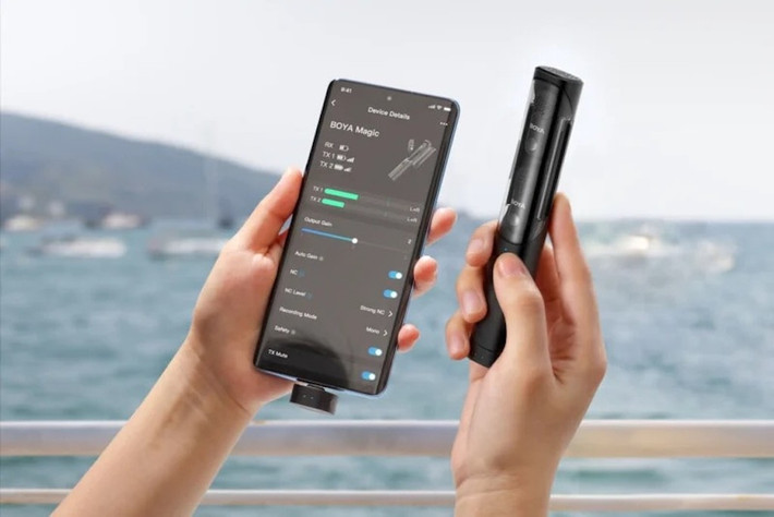 Khả năng tương thích rộng với iPhone, Android, máy ảnh và laptop giúp BOYA Magic dễ dàng sử dụng cho cả người mới lẫn người làm nội dung lâu năm.