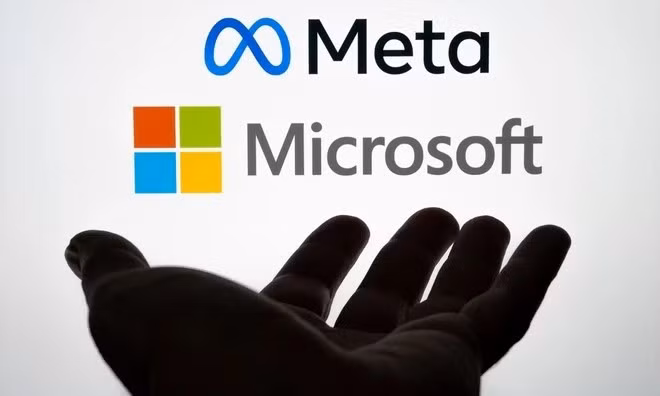 Dù doanh thu tăng, cổ phiếu Meta và Microsoft vẫn giảm do lo ngại hiệu quả đầu tư.
