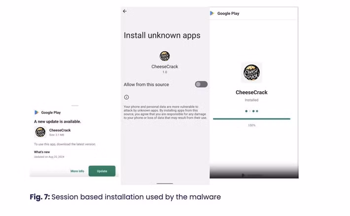 Công ty bảo mật Zimperium vừa phát hiện phần mềm gián điệp ClayRat có khả năng truy cập sâu vào điện thoại Android. (Ảnh: Zimperium)