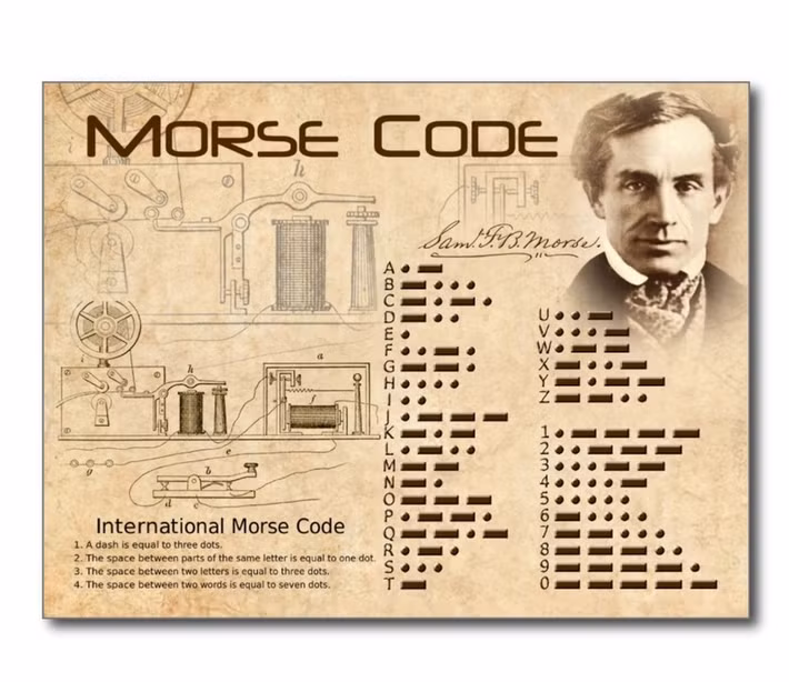 Bước ngoặt lớn bắt đầu từ thế kỷ 19 khi Samuel Morse phát triển hệ thống điện báo cùng bảng mã Morse nổi tiếng, cho phép thông tin được truyền đi gần như tức thời qua hàng nghìn dặm dây dẫn và mở ra kỷ nguyên truyền thông hiện đại đầu tiên trên thế giới.