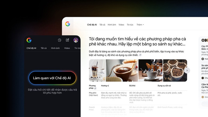 Thay vì chỉ hiển thị liên kết, Google AI sẽ tổng hợp câu trả lời chi tiết, có hình ảnh minh họa và trích dẫn nguồn tham khảo.