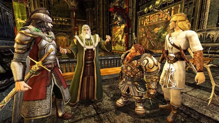 4. The Lord of the Rings Online tái hiện Trung Địa sống động, cho phép người chơi khám phá The Shire, Rivendell và Minas Tirith.