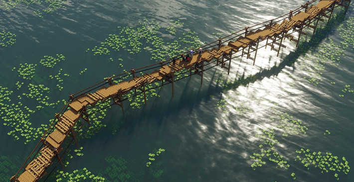 MrBeast liên tục dành lời khen, cho rằng bản đồ Việt Nam “không còn giống Minecraft” mà như đang đứng ngoài đời thực.