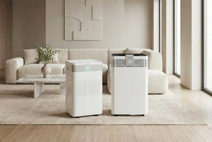 Sau khi bổ sung thêm máy mini và máy phòng ngủ, nhà chị Hương lần đầu hết mùi ẩm mốc.