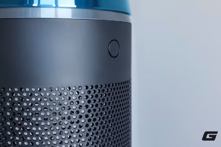 Thiết kế cửa gió hình ngôi sao lấy cảm hứng từ động cơ phản lực giúp tăng tốc luồng khí mà vẫn triệt tiêu tiếng ồn, chỉ 24 dB ở chế độ ngủ.(Ảnh: Genk)