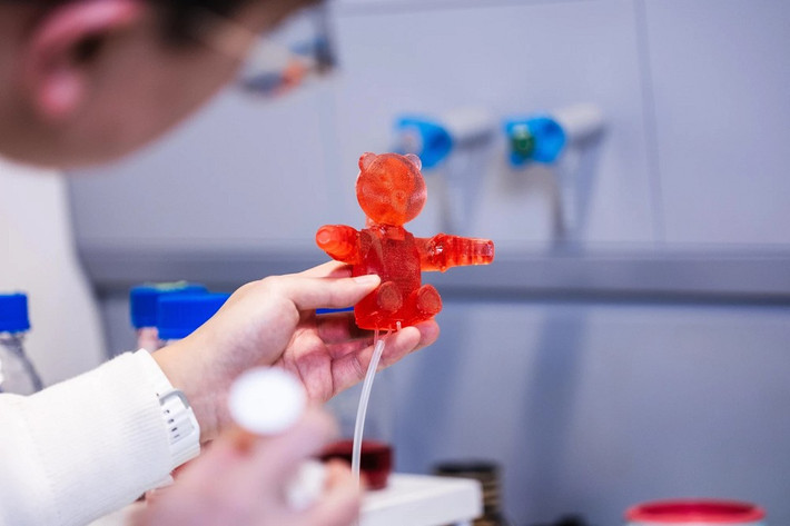 Vật liệu chế tạo gồm sáp và gelatin, an toàn, phân hủy sinh học và thậm chí có hương vị trái cây.