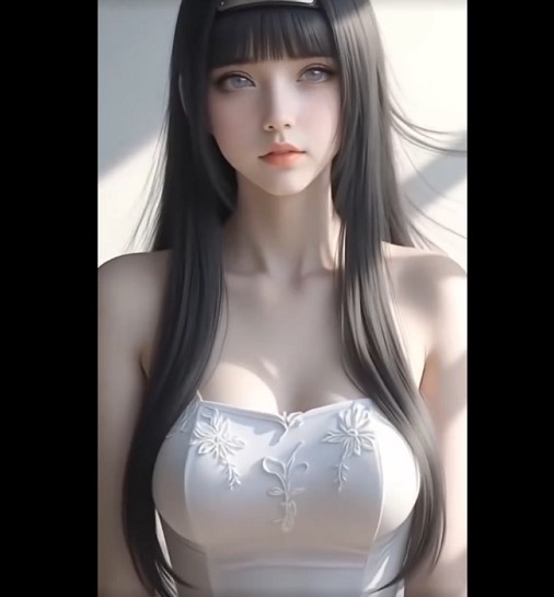 Giấc mơ nhìn thấy Hinata mặc váy cưới nay đã thành hiện thực nhờ bàn tay “ảo diệu” của trí tuệ nhân tạo.