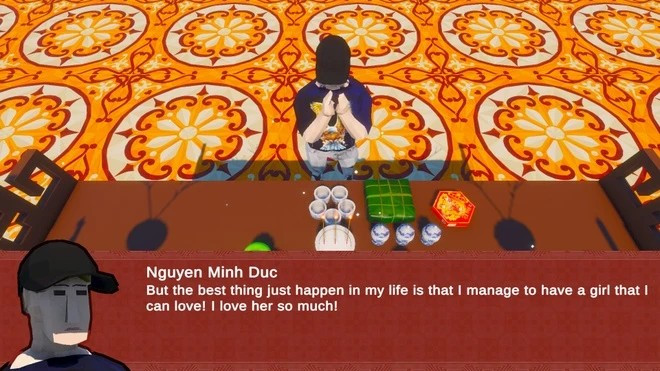 Trò chơi đưa người chơi vào vai linh hồn tổ tiên, lặng lẽ quan sát cuộc sống con cháu từ góc nhìn phía sau bàn thờ gia tiên.(Ảnh: Romet0123)