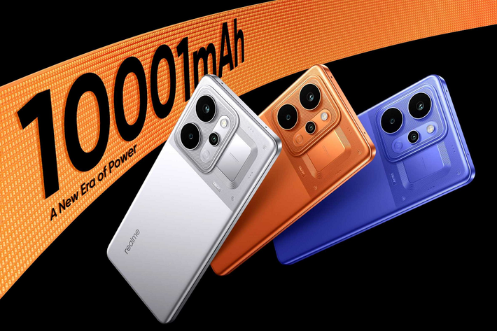 Realme P4 Power gây chú ý với viên pin 10.001 mAh, cho hơn 25 giờ dùng hỗn hợp và tới 60 giờ gọi điện.