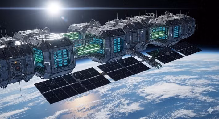 Trước áp lực này, các công ty như Blue Origin và SpaceX đã đề xuất kế hoạch đưa hàng chục nghìn đến hàng triệu vệ tinh mang theo siêu máy tính lên quỹ đạo.